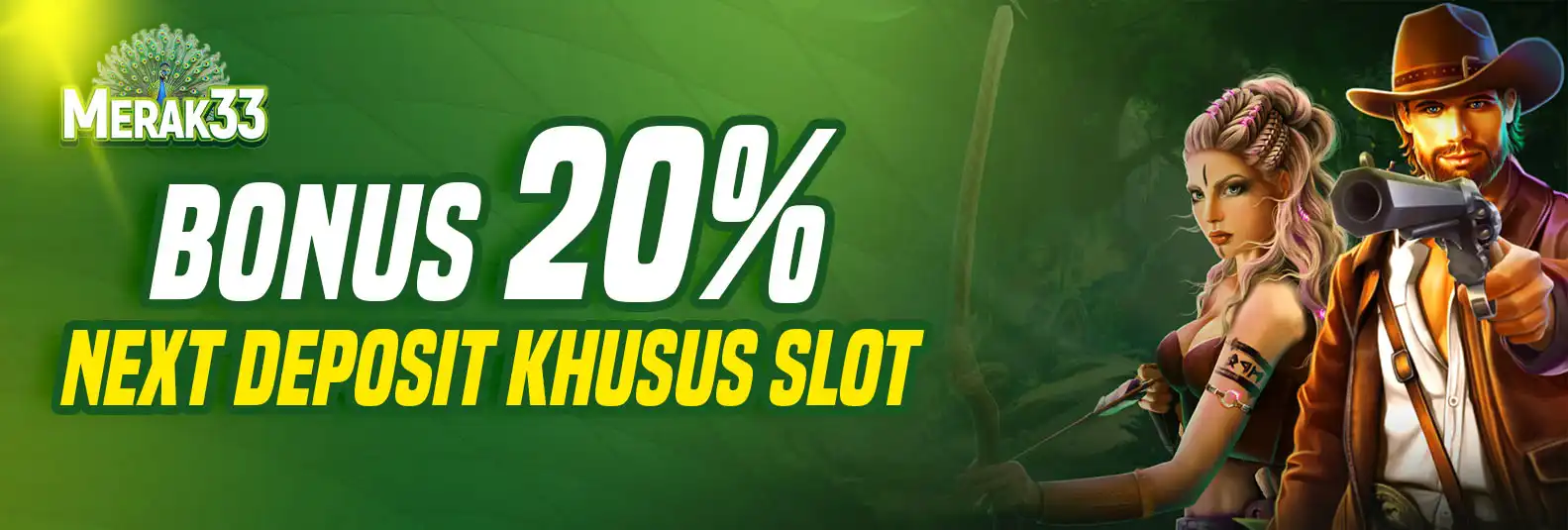 BONUS DEPOSIT 20% SLOT